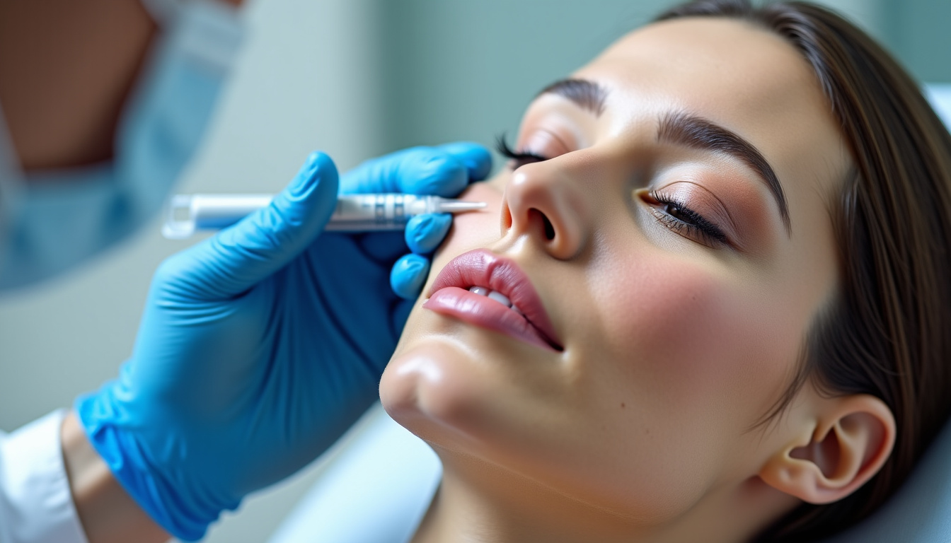 Préparation et réalisation des micro-injections de mésothérapie sur le visage