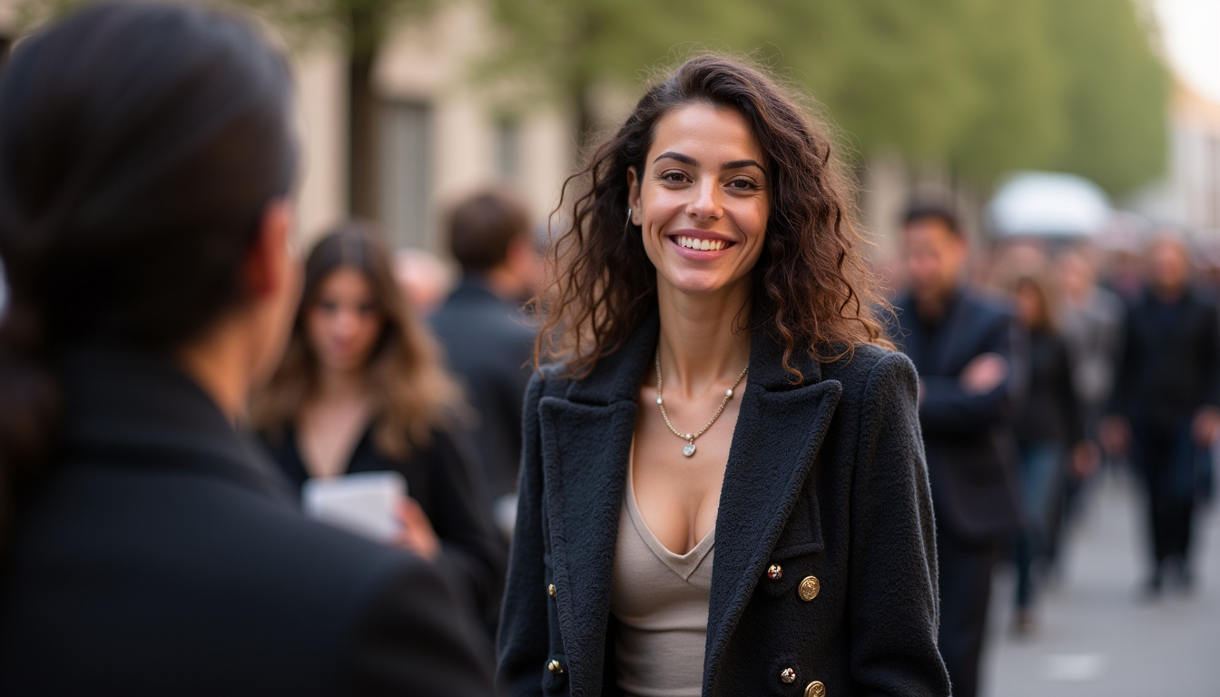 Adriana Karembeu défiant lors de la Fashion Week Haute Couture de Paris, Marc Lavoine ému dans le public, entouré de personnalités comme Brigitte Macron