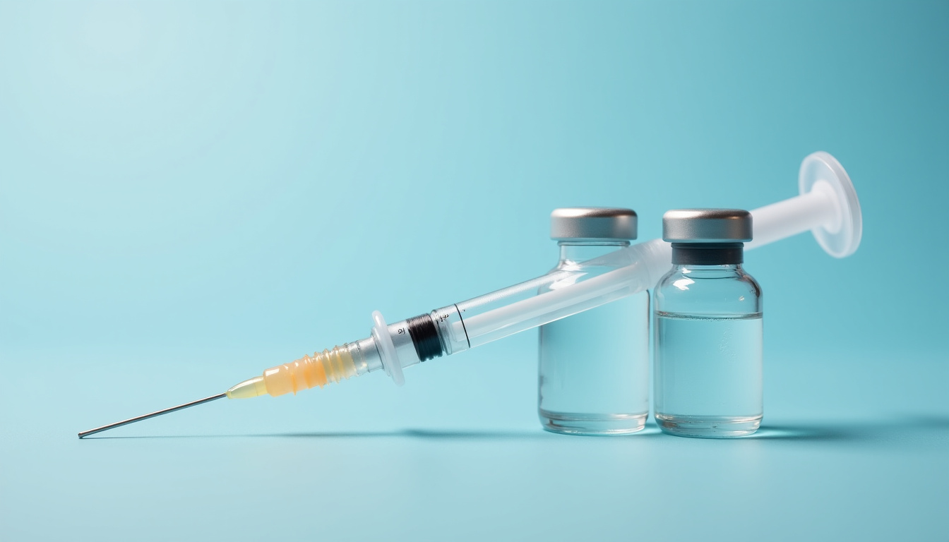 Injection de la solution cellulaire lors d