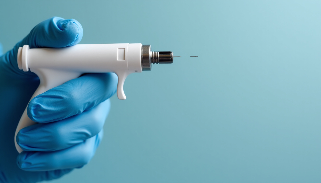 Praticien utilisant un pistolet méso injecteur de dernière génération à Lyon