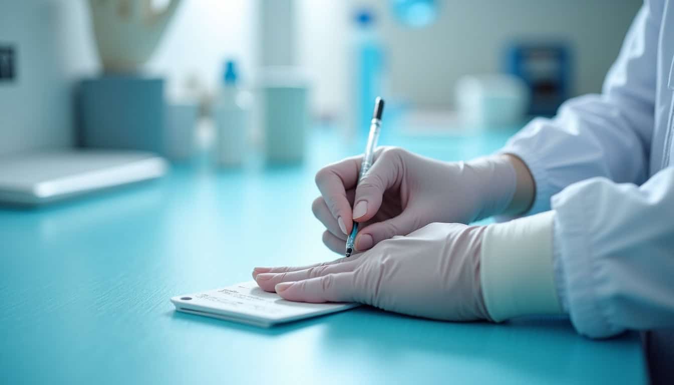 Préparation des micro-injections lors d