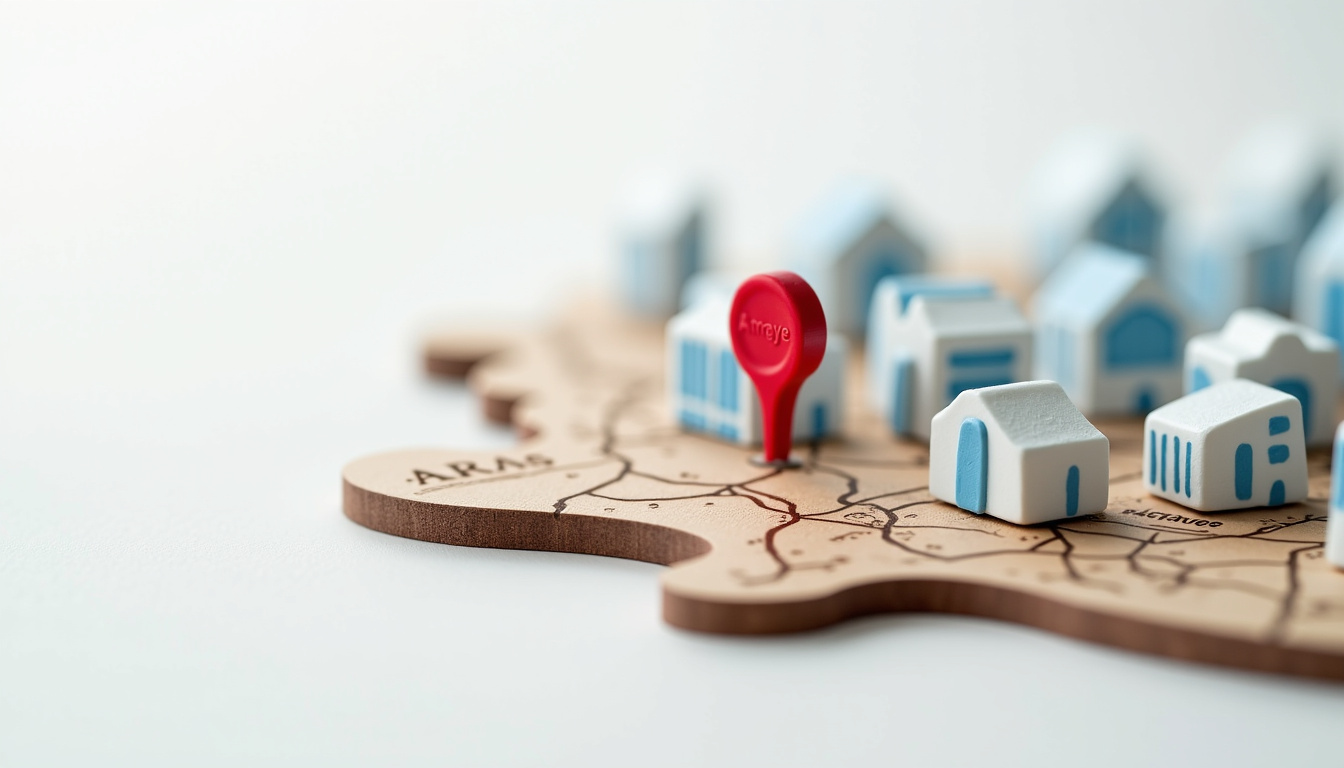 Cartographie des laboratoires d’analyses situés à proximité du centre-ville d’Arras