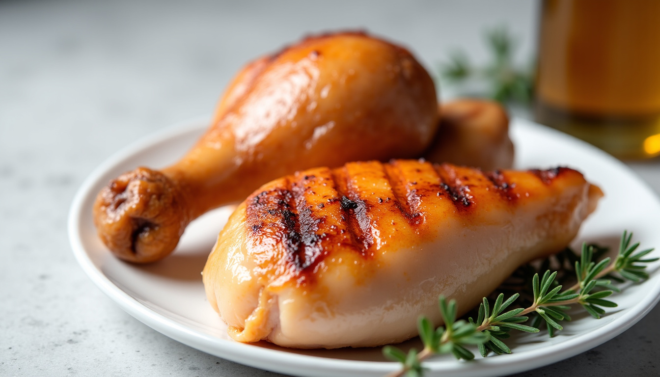 Pilons ou blancs de poulet : lequel est le moins calorique en 2026 ?