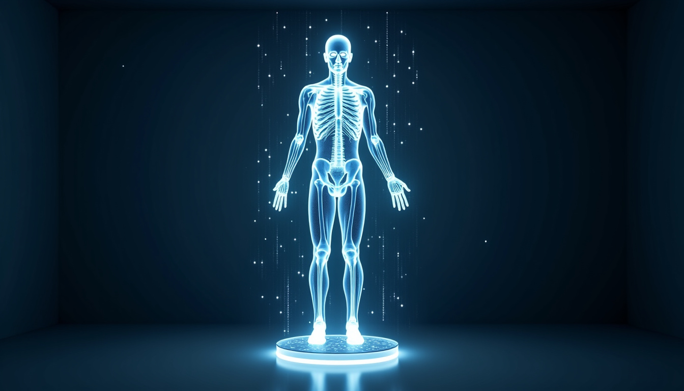 Représentation 3D du concept d’Homme Virtuel en biomécanique au LBA