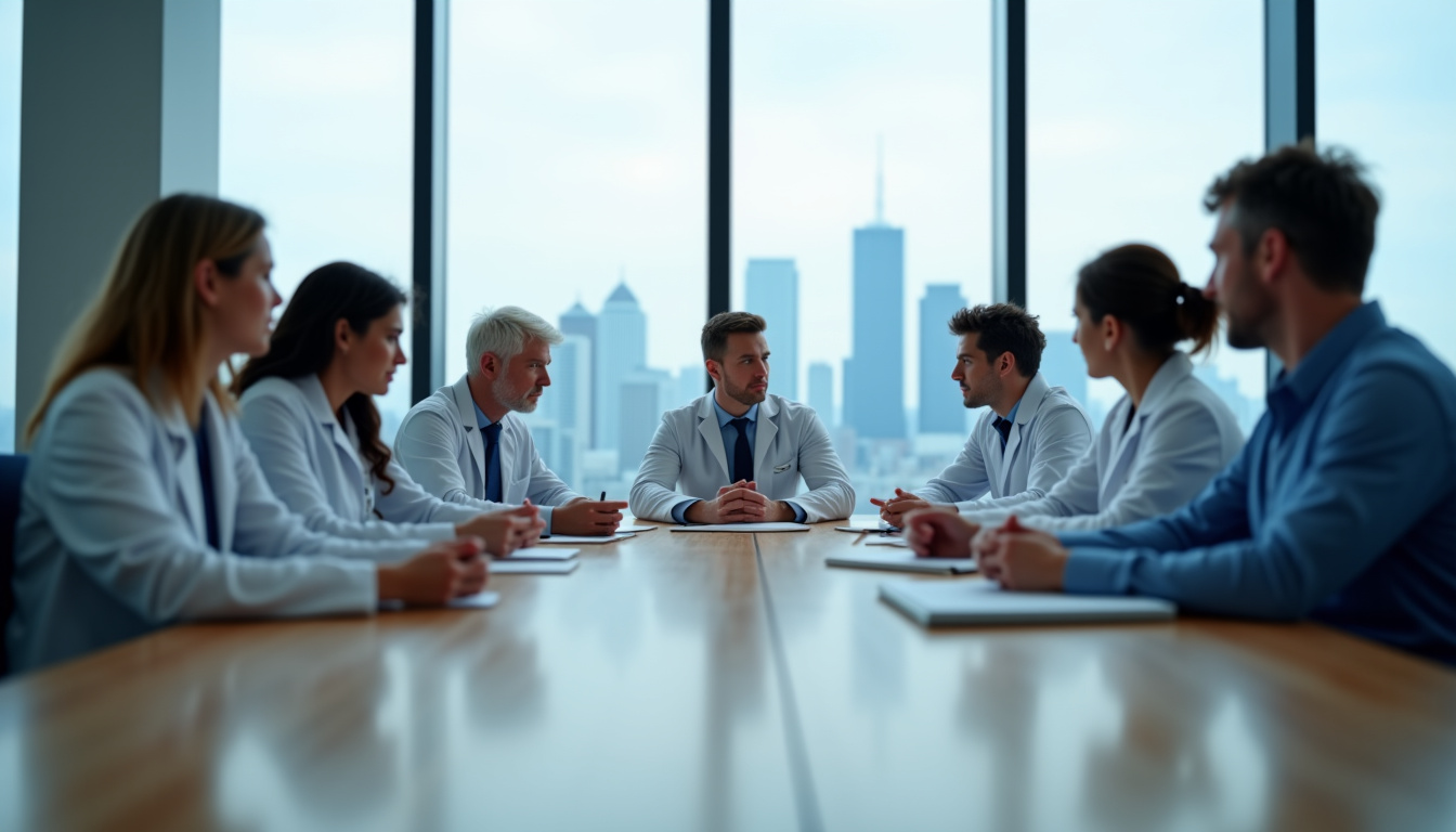 Réunion de concertation entre les responsables du CHU de Caen et l