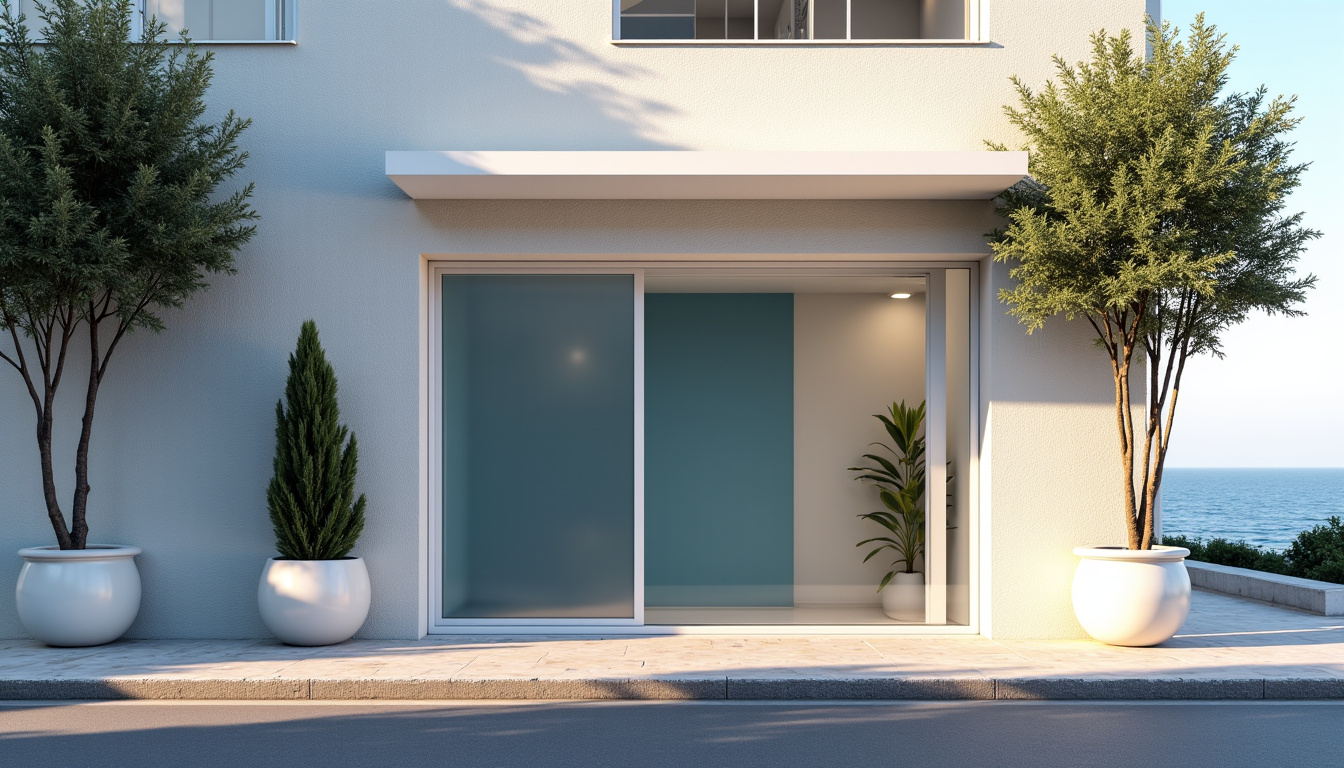 Façade du cabinet d’un ophtalmologue à Marseille, dans un quartier résidentiel du centre-ville